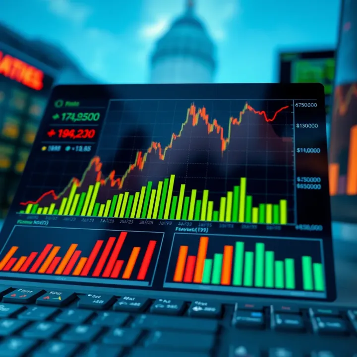Illustration showing key financial statements and economic indicators analyzed in fundamental investment evaluation