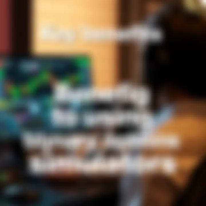 Visual representation of benefits gained from using binary options simulators including risk-free practice and skill development