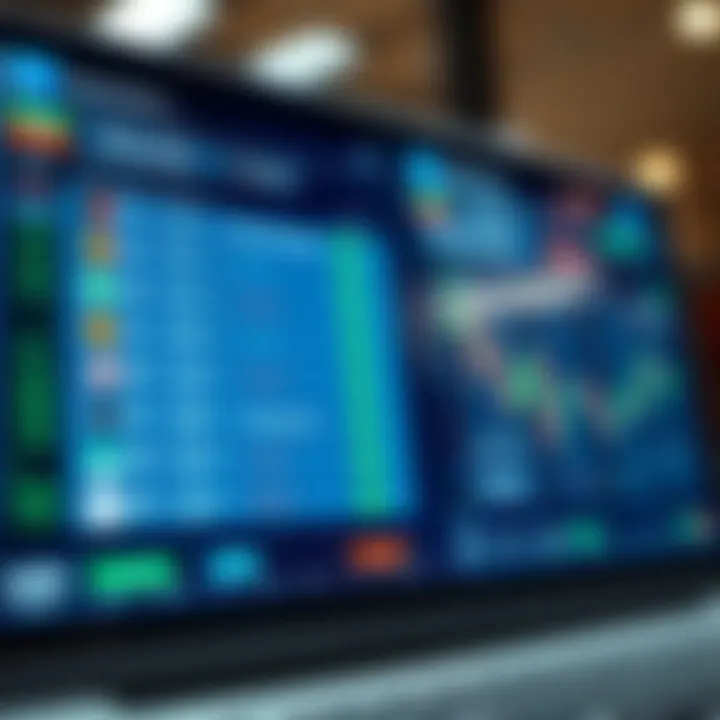 Interface of a trading platform displaying various asset options and commission details