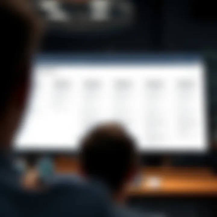 Chart displaying trading course options with key evaluation criteria