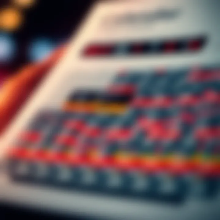 Calendar outlining key economic indicators and events in the United States