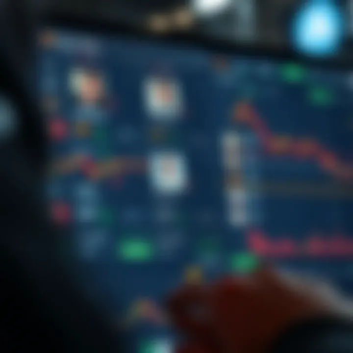 Digital interface displaying multiple trader profiles with performance indicators