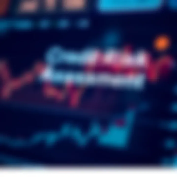 Graph showing credit risk assessment tools and risk minimization best practices in financial institutions