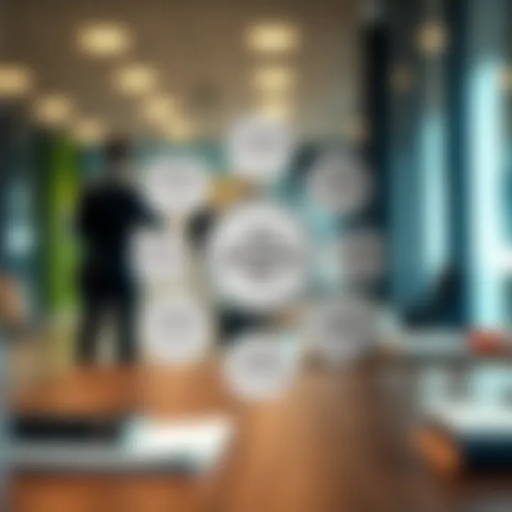 Diagram illustrating key components of an effective risk management plan including risk identification, assessment, control, and monitoring