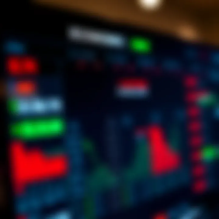 Economic calendar interface highlighting upcoming financial events and data releases