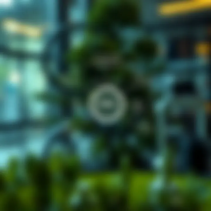 Diagram illustrating environmental risk management framework with key components such as risk identification, assessment, and control