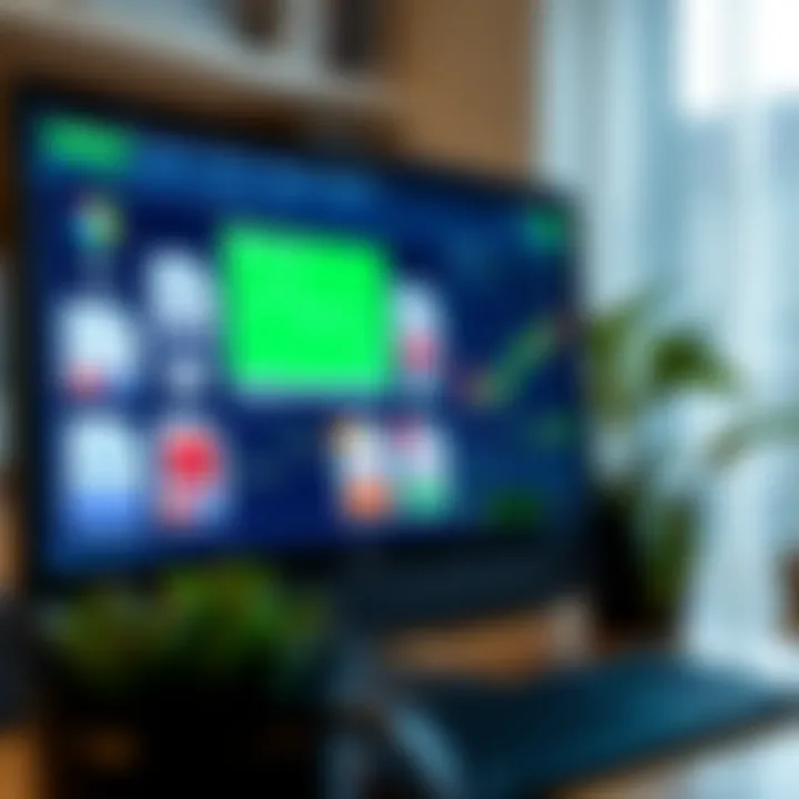 Collection of digital tools and PDF resources displayed on a computer screen for effective risk strategy implementation