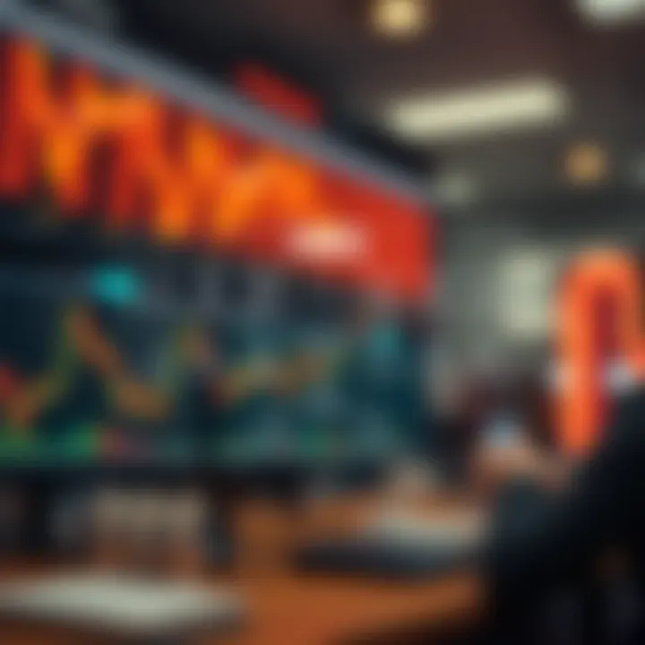 Diagram illustrating key participants and tools used in forex trading