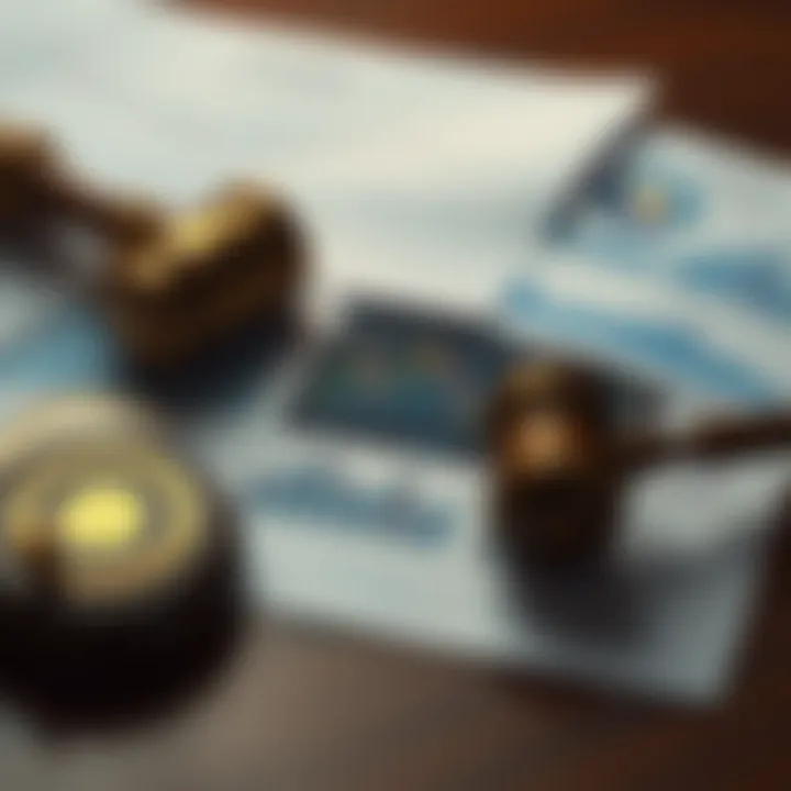 Legal documents and financial charts representing binary options regulation in Colombia