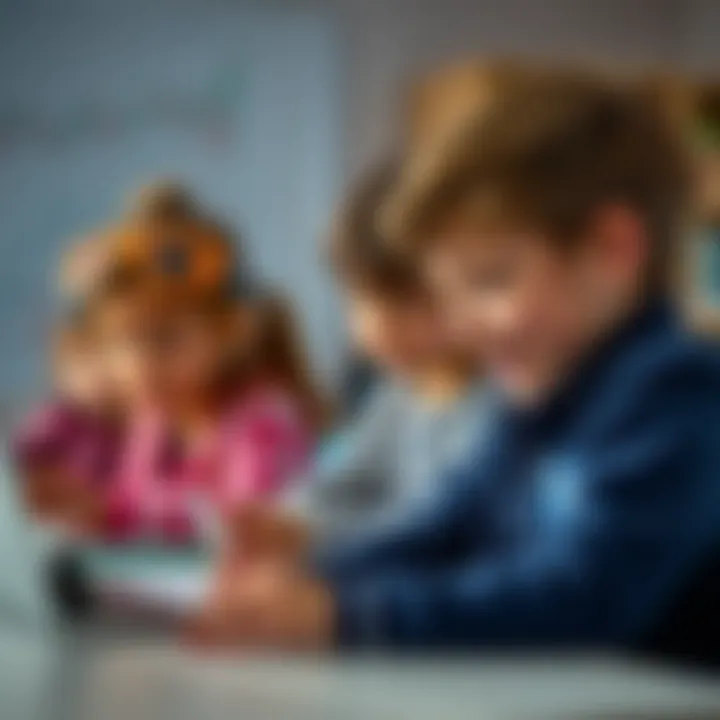 Children engaging in a guided activity focused on learning safety and risk management skills