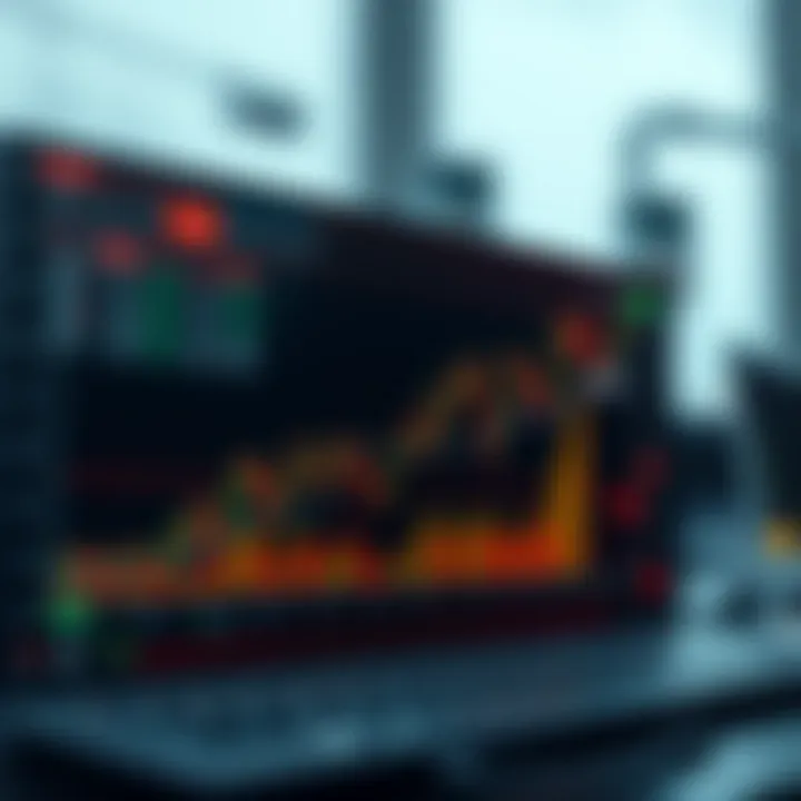 Graph illustrating risk management techniques combined with price action strategies in binary options