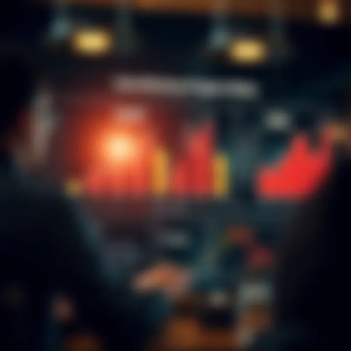 Identifying and Analyzing Project Risks Diagram illustrating the identification and analysis of project risks using charts and data visualization tools