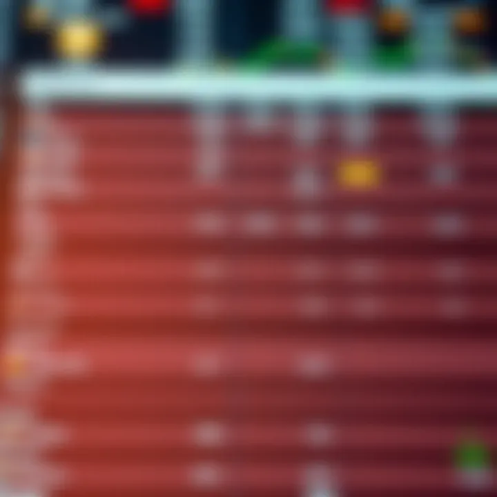 Comparison table displaying different trading platforms with columns for fees, features, and support options