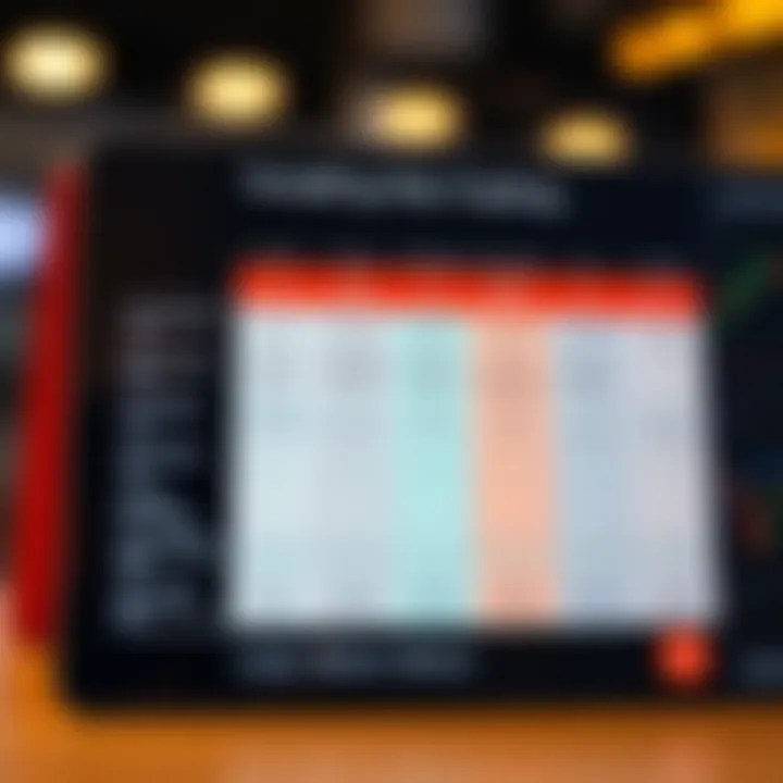 Comparison chart highlighting features of popular trading platforms suitable for novice traders