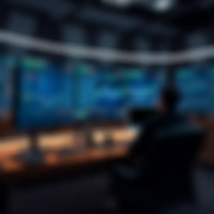 Illustration of a virtual practice scenario for binary options investment learning