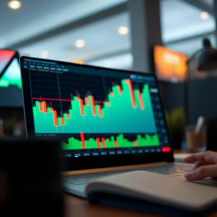 Forex Market Trends and Strategy Insights Visual chart showing Forex market trends and trading strategies
