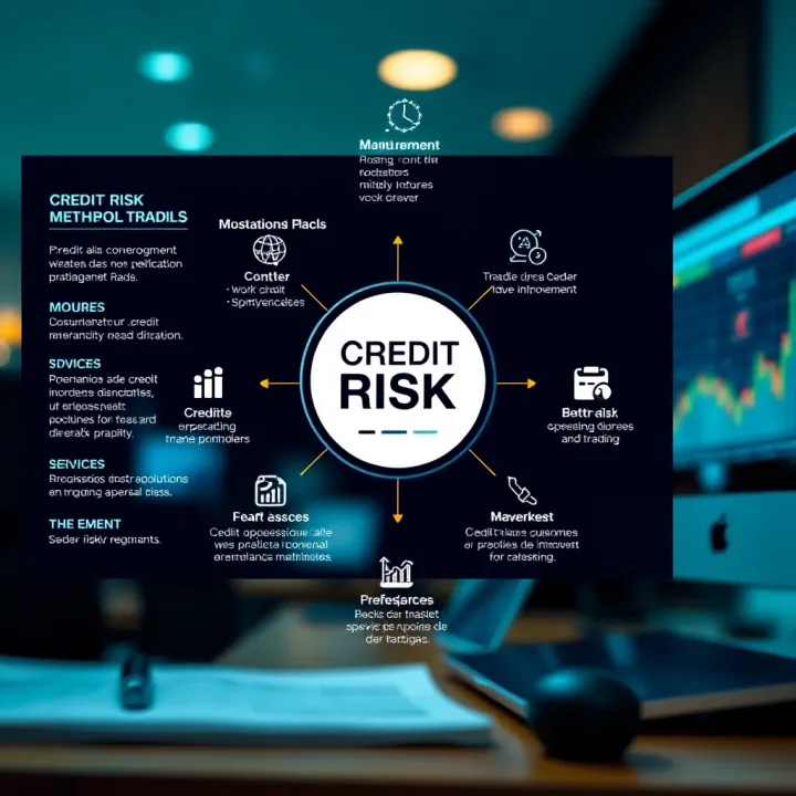 Credit Risk Management Methodologies and Tools Diagram showing credit risk management tools and techniques used by financial institutions