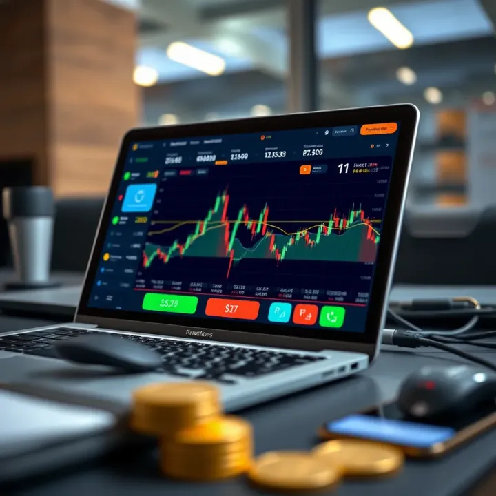 Illustration of digital tools and resources for secure crypto trading education