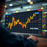 Graph showing comparison between swing trading and day trading strategies in financial markets