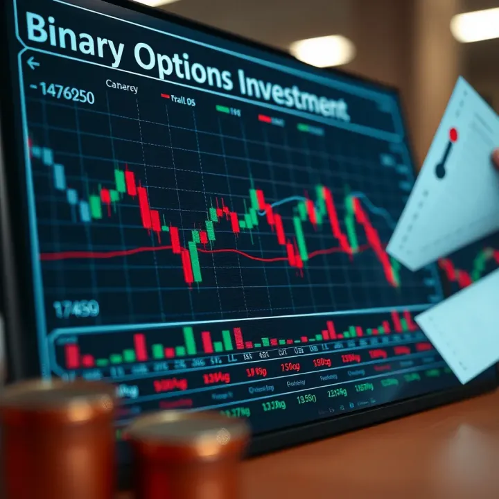 Chart illustrating effective strategies and risk management in binary options investment