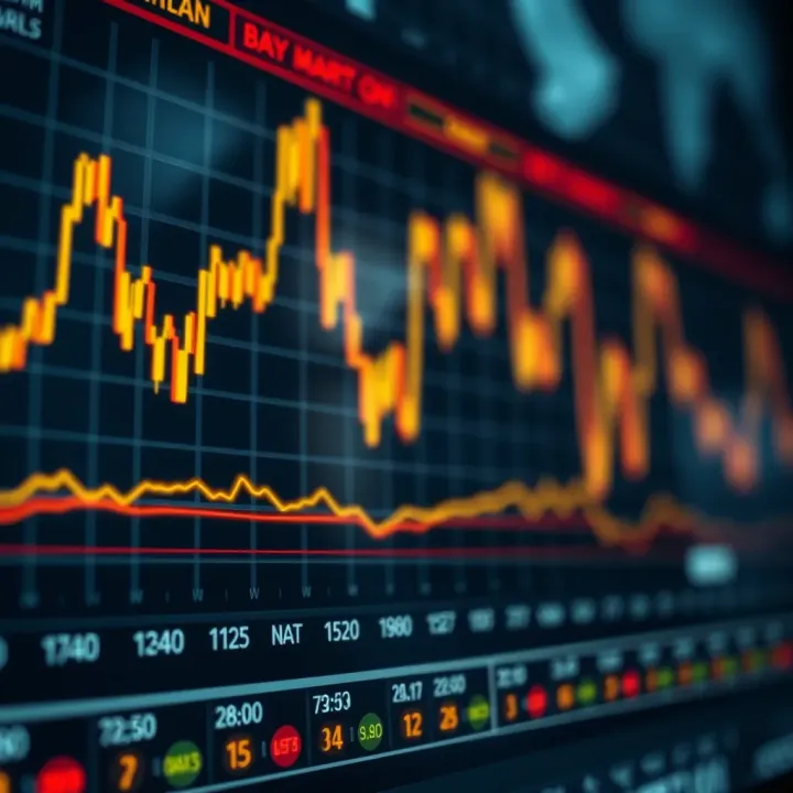 Graph showing market reactions to scheduled economic indicator releases