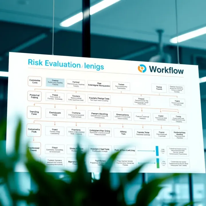 Workflow for Risk Evaluation and Mitigation Flowchart showing the workflow for evaluating and mitigating risks within an organizational framework
