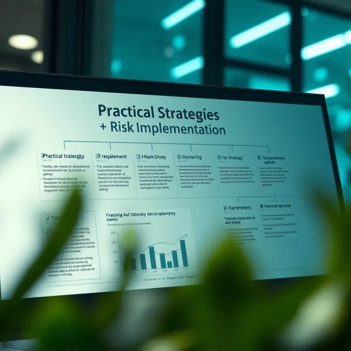 Practical Strategies for Effective Risk Implementation Flowchart illustrating practical strategies for effective risk implementation and decision making