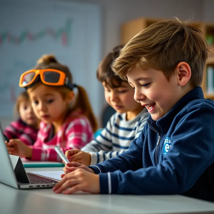 Children engaging in a guided activity focused on learning safety and risk management skills
