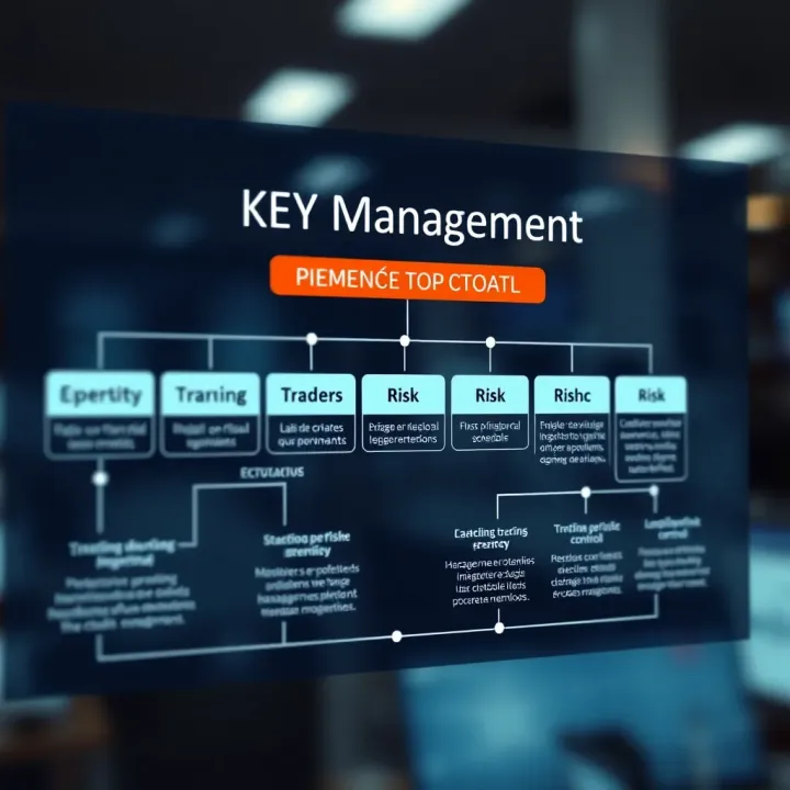 Flowchart illustrating the key stages of risk management from identification to control