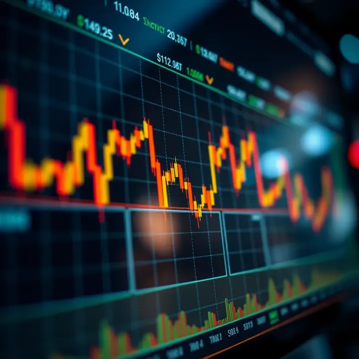 Graph demonstrating effective risk management strategies for swing trading in the Colombian stock market