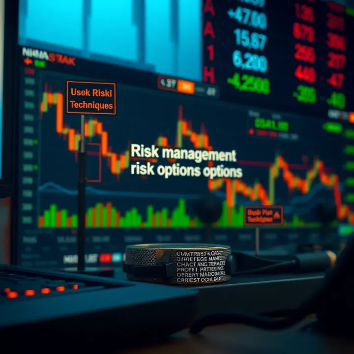 Diagram showing risk management techniques for binary options investors
