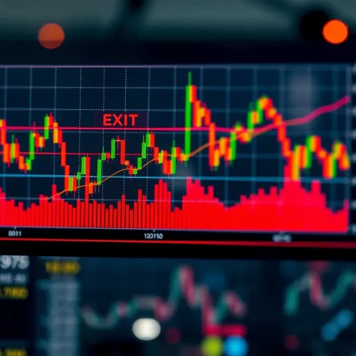 Swing Trading Market Fluctuations in Colombia Chart showing swing trading market fluctuations with highlighted entry and exit points