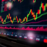 Graph showing key technical indicators such as moving averages and RSI on a trading platform