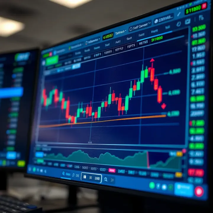 Interface of a trading platform highlighting options for risk management and investment optimization